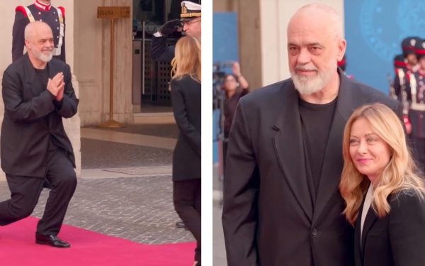 Gestul lui Edi Rama, interpretat de experți: Ce ascunde „îngenuncherea” în fața lui Meloni