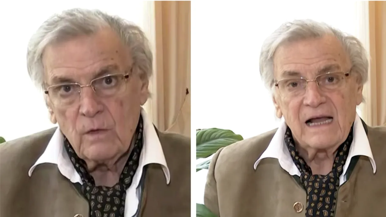 Florin Piersic, imaginea uluitoare a actorului la 90 de ani: cu baston și slăbit