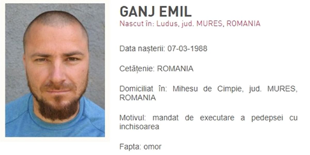 Criminalul Emil Gânj, căutat de 9 luni, văzut în Senereuș: Alertă maximă