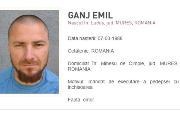 Criminalul Emil Gânj, căutat de 9 luni, văzut în Senereuș: Alertă maximă