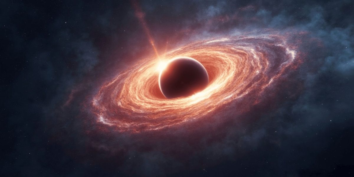 O gaură neagră s-a trezit: Erupție cosmică după 100 de milioane de ani!