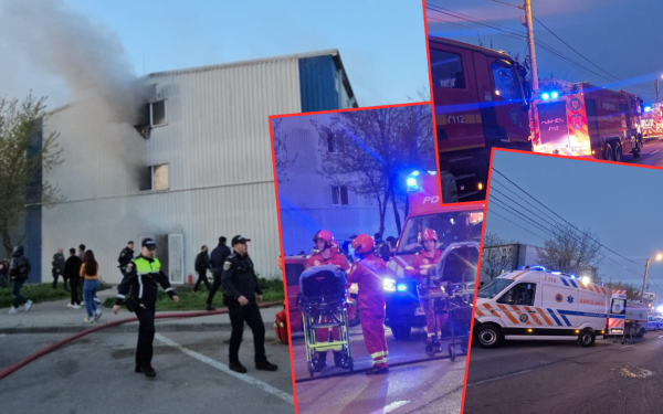 Incendiu URIAȘ în Constanța: Plan Roșu activat, fetiță de 9 ani, la spital