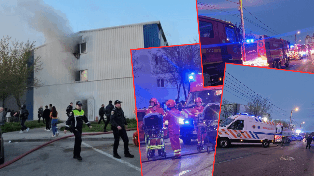 Incendiu URIAȘ în Constanța: Plan Roșu activat, fetiță de 9 ani, la spital