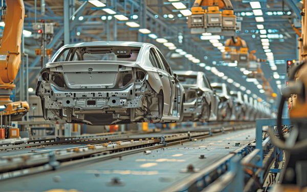 Producția industrială a scăzut în februarie cu 1,8% față de anul trecut