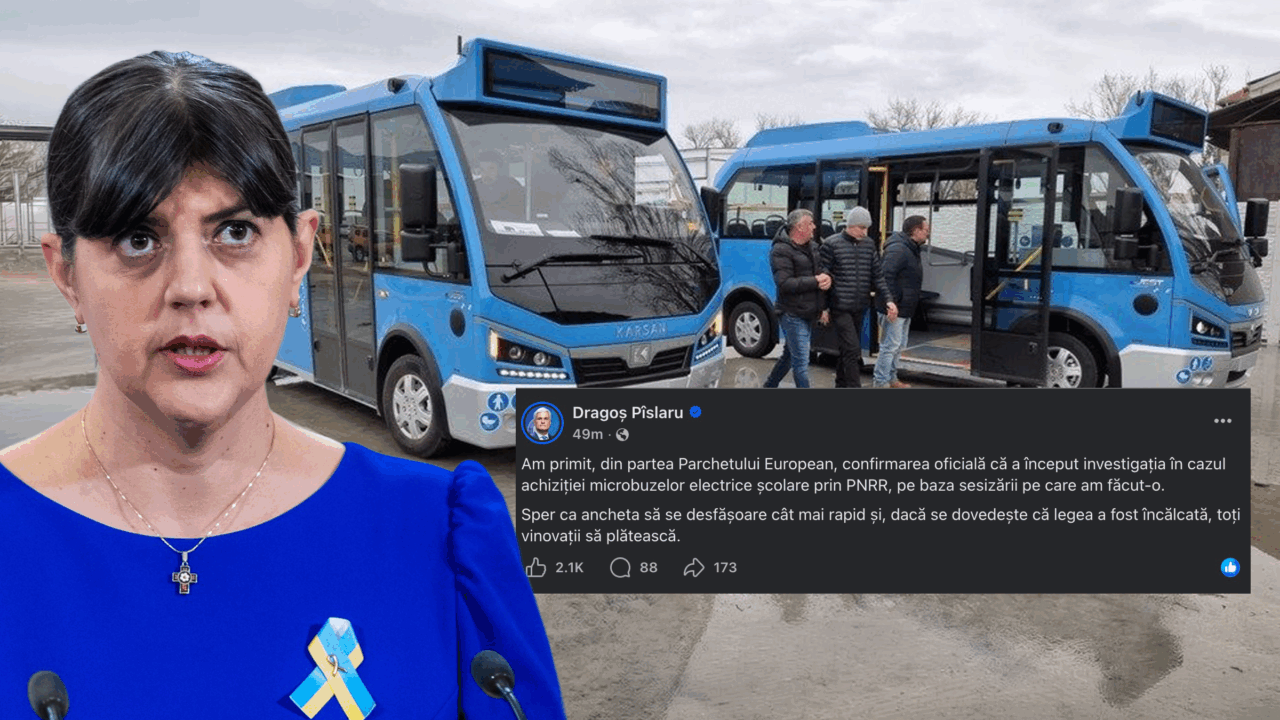 Ancheta KOVESI la microbuzele școlare electrice: JAFUL național investigat