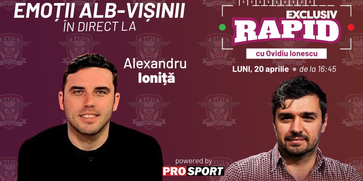 Ioniță, LIVE după Craiova – Rapid 1-0: Reacții EXCLUSIVE pe YouTube!