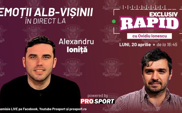 Ioniță, LIVE după Craiova – Rapid 1-0: Reacții EXCLUSIVE pe YouTube!