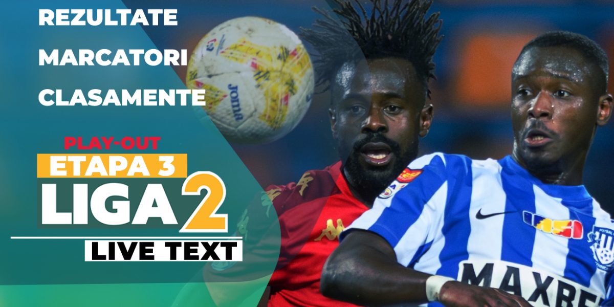 Etapa 3 play-out liga 2: Rezultate-șoc și cine merge mai departe