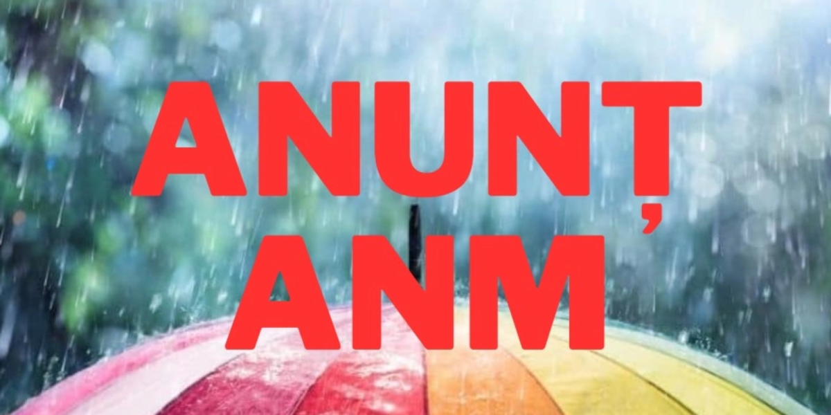 Alertă METEO: ANM anunță ploi torențiale, grindină și vânt puternic în România