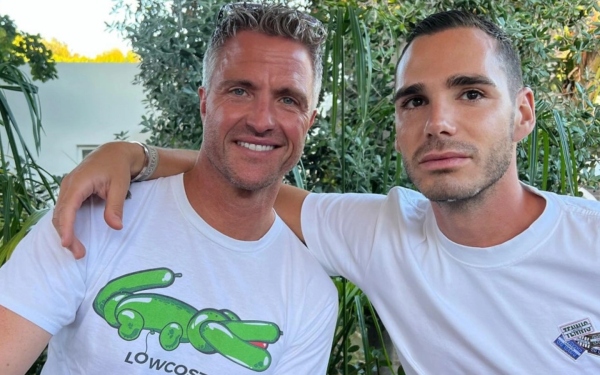 Ralf Schumacher, la altar cu Etienne Bousquet-Cassagne