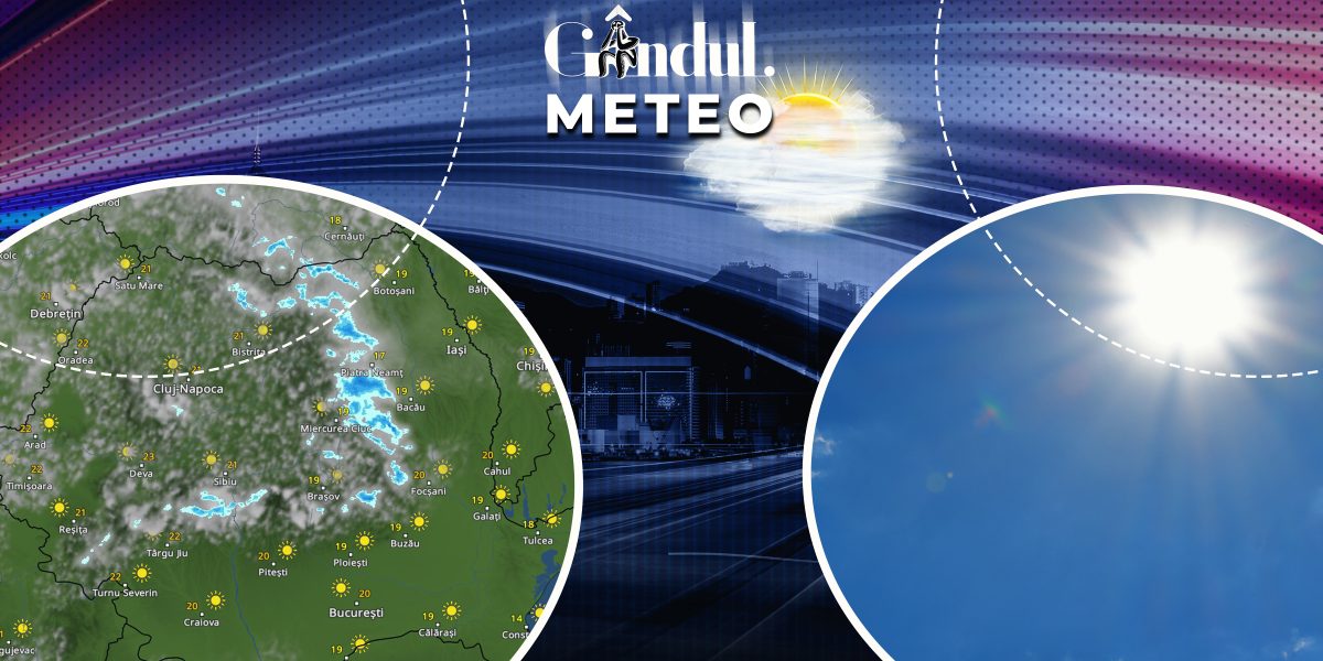 Unde plouă și unde se fac 24 de grade: Prognoza ANM pentru România