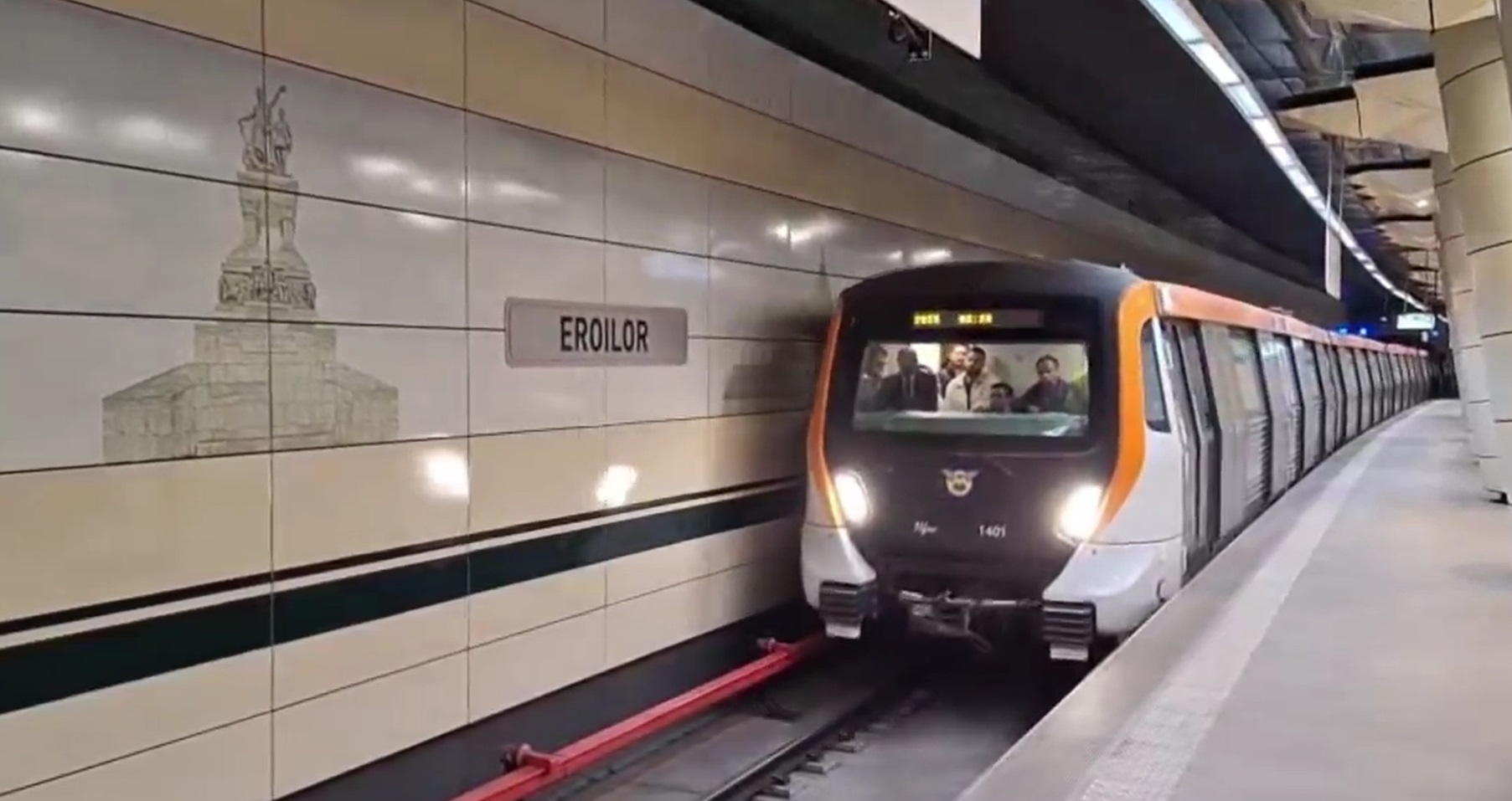 Noile trenuri destinate Magistralei 5 din București sunt în prezent în etapa de testare dinamică