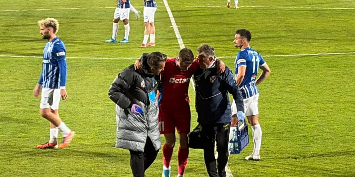 Panică la FCSB: Accidentare GRAVĂ, baraj ratat? Arbitrul a oprit jocul