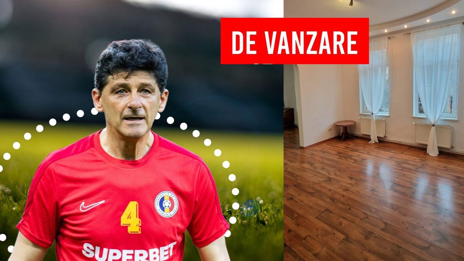 Belodedici își vinde vila boemă din București. Ce sumă cere fostul mare fotbalist?