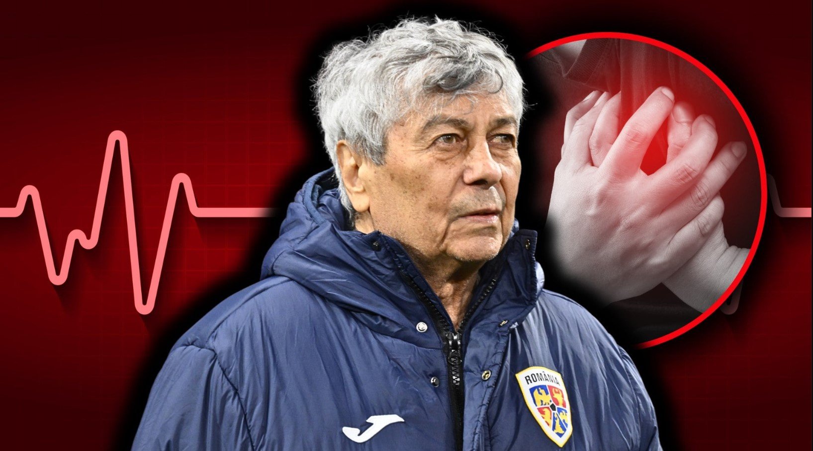 Mircea Lucescu se află în stare gravă după ce a suferit un infarct, iar situația sa se înrăutățeşte de la o zi la alta