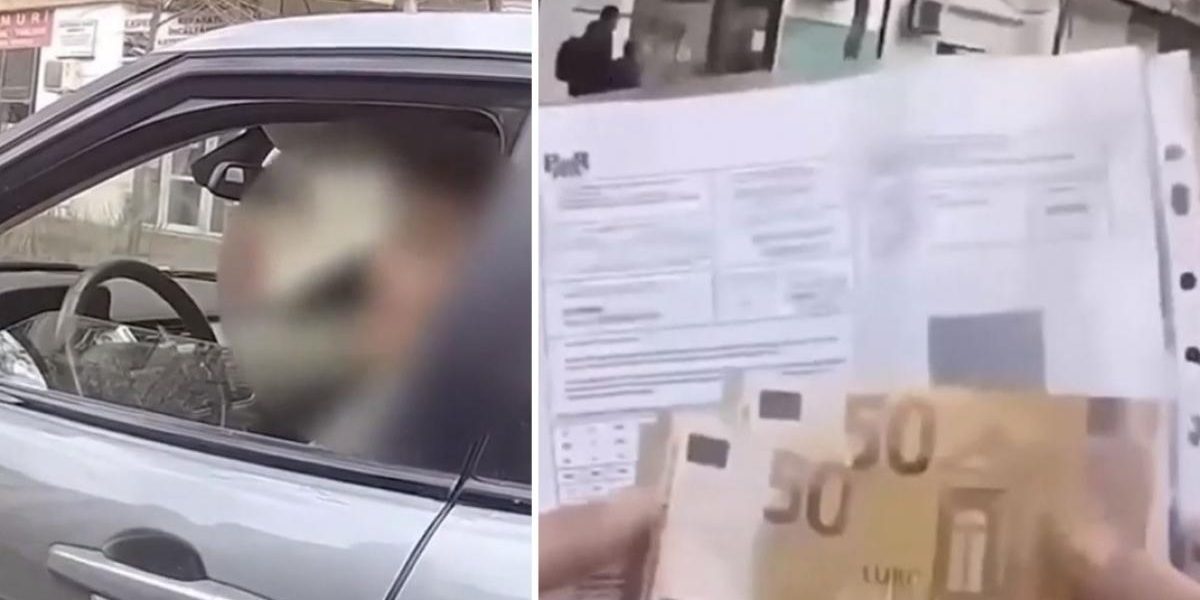 Șoferiță prinsă în flagrant la București: încearcă să mituiască un polițist