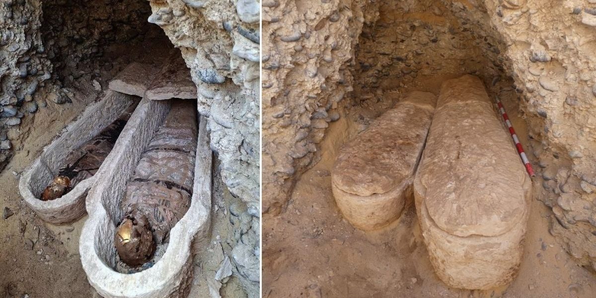 Mormânt ROMAN spectaculos în Egipt: Iliada lui Homer, descoperită pe papirus