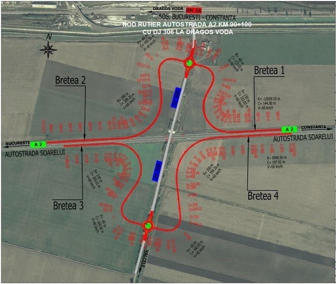 Ministerul Transporturilor a anunțat miercuri emiterea ordinelor de începere a lucrărilor pentru construcția a trei noi noduri rutiere strategice, amplasate pe autostrăzile care pornesc din București