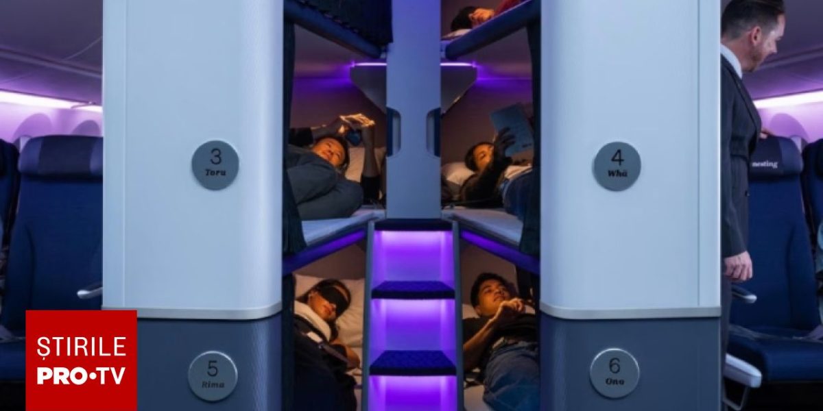 Avion: Paturi supraetajate la economic! Ce NU va avea voie pasagerul