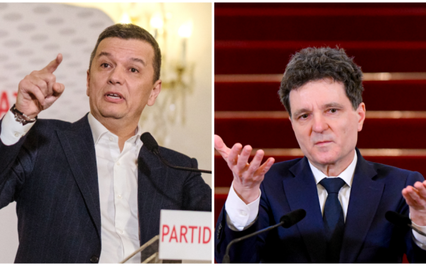 Nicușor Dan și Sorin Grindeanu, întâlnire-fulger la Cotroceni