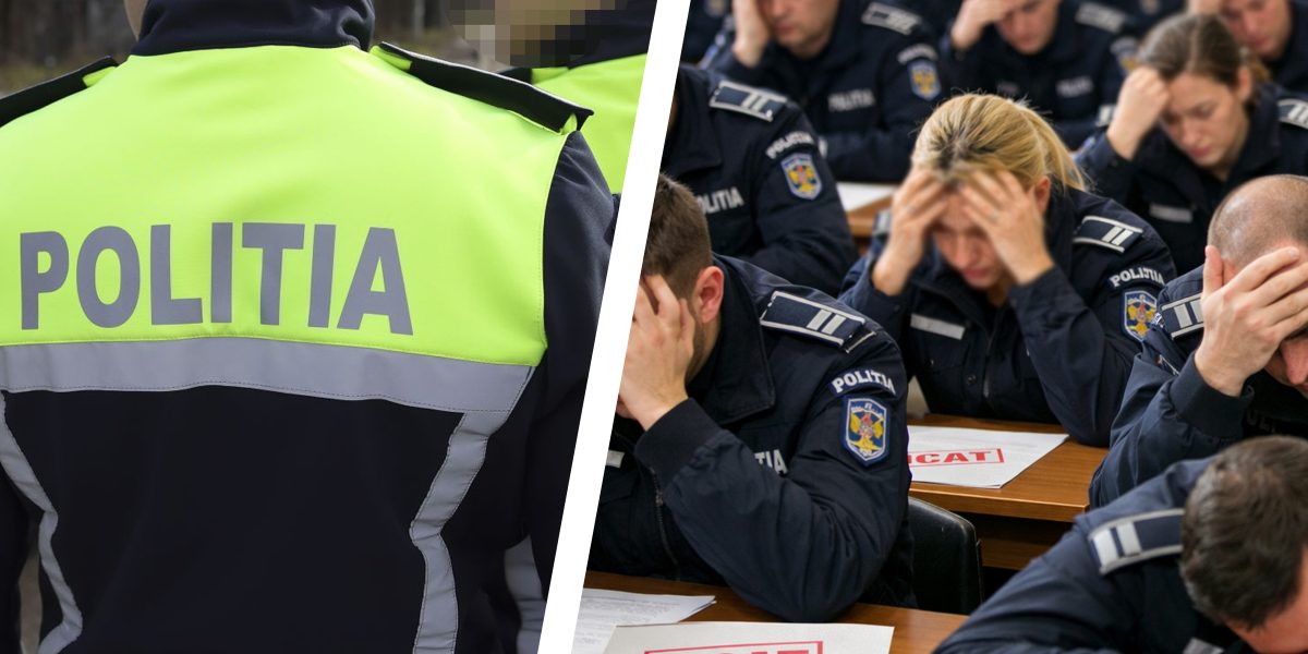 Peste 1000 de polițiști, respinși la examenul pentru funcții de conducere