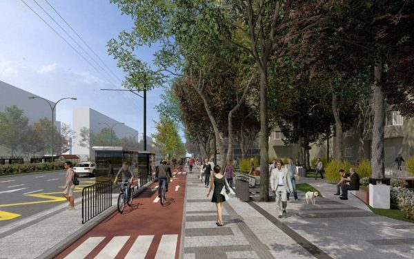 Șantier de 9 milioane de euro pe Iuliu Maniu: Pistele de biciclete îngustează benzile