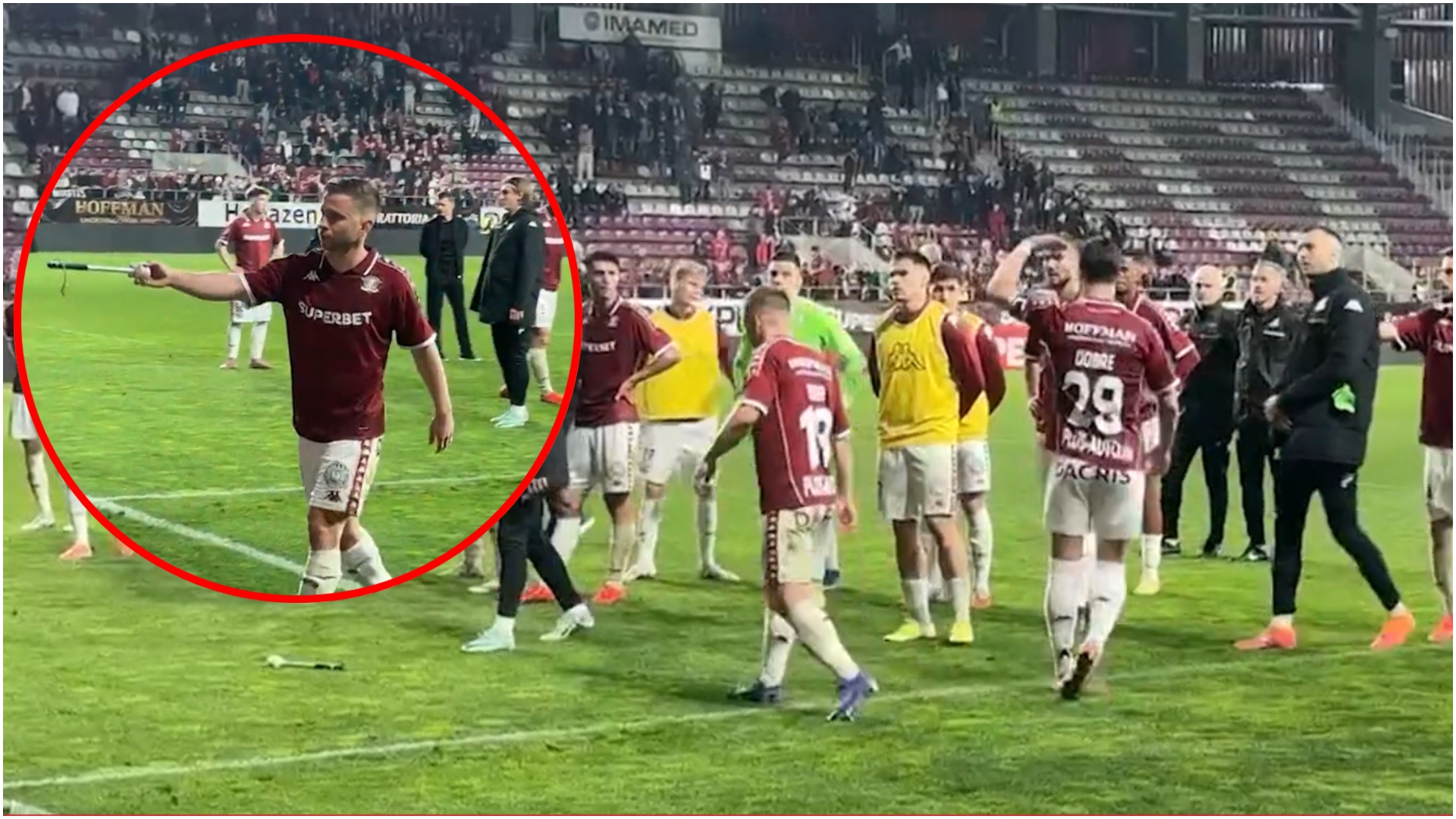 Noi incidente violente tulbură atmosfera în Giulești, după ce Rapid a pierdut cu Universitatea Cluj, în contextul unei campanii de play-off care a început cu rezultate promițătoare, dar a fost marcată acum de tensiuni și conflicte