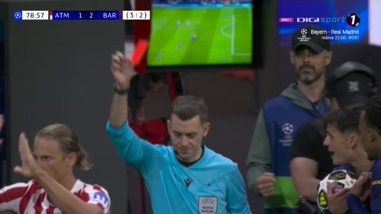 Barcelona, iar cartonaș roșu cu Atletico Madrid: Se repetă istoria
