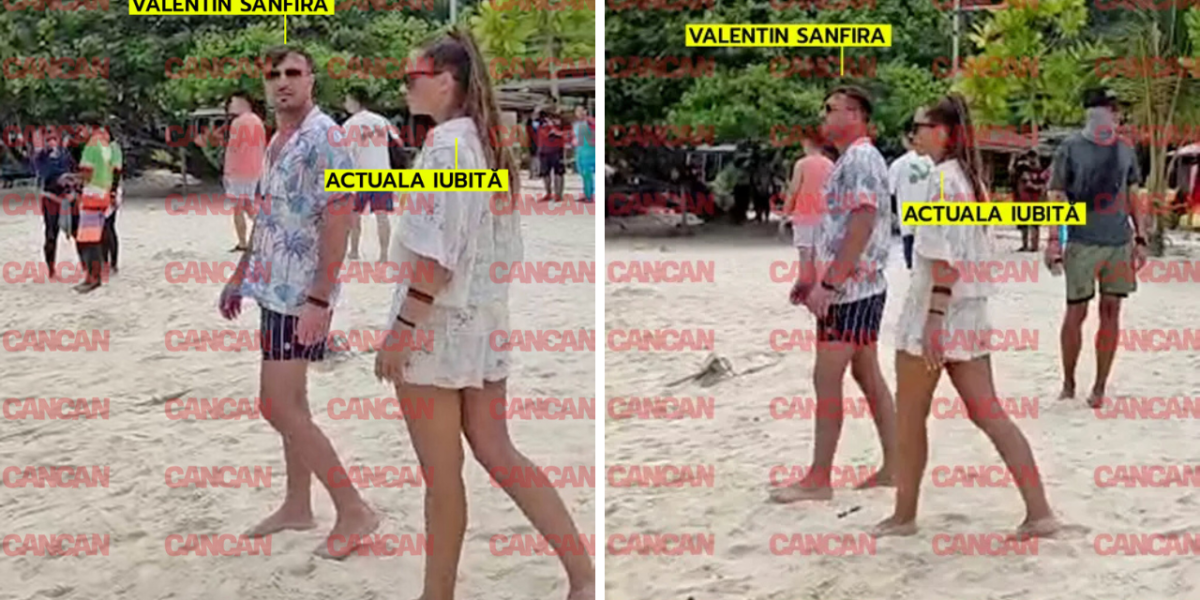 Valentin Sanfira, cu o nouă iubită? Domnișoara copia fidelă a Codruței Filip