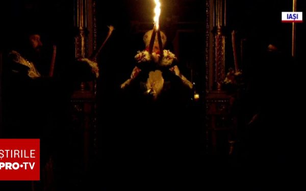 Noaptea Învierii, celebrată în România: mii de credincioși la slujbe și procesiuni