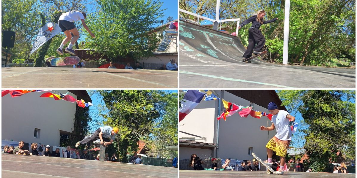 Skateboard freestyle de clasă mondială, la Arad