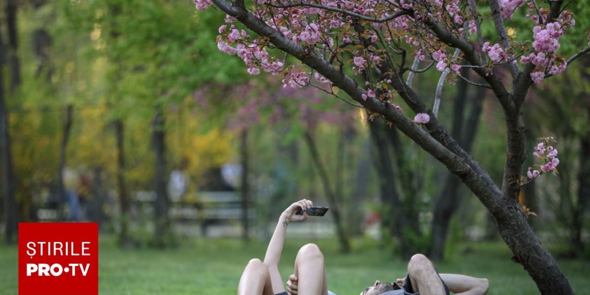 Vreme blândă de 21 de grade pe 13 aprilie. Unde va ploua în România?