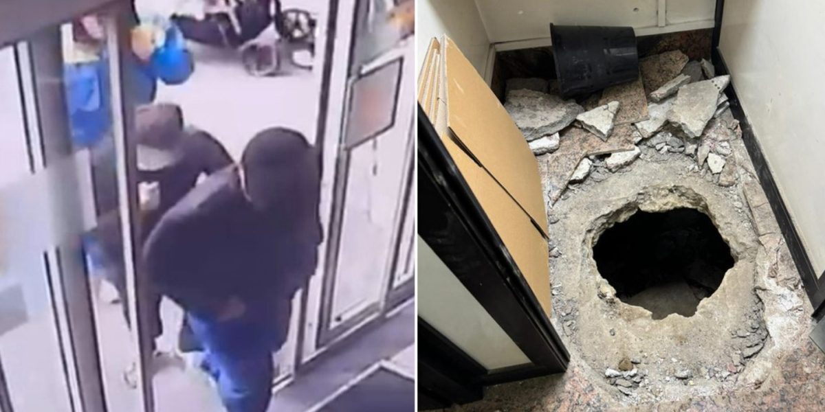 Hoții au dat lovitura la Napoli: Jaf spectaculos prin canalizare, fără urmă