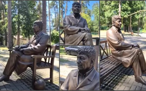 Lucescu, statuie la Hunedoara, dar războiul l-a scos din Donețk