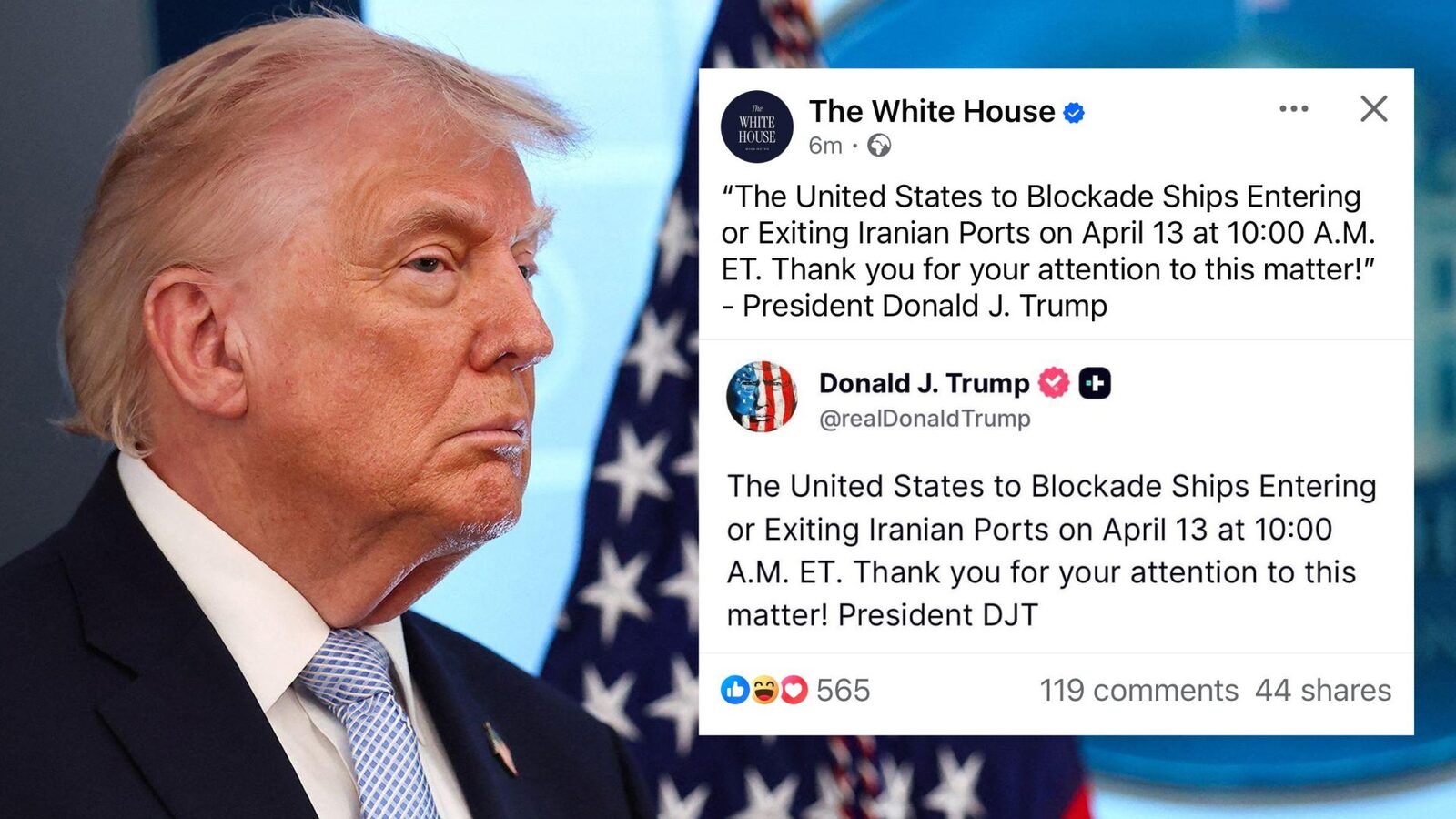 Trump blochează porturile iraniene: Anunțul-șoc vine la ora 17