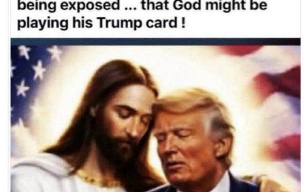 Iisus, îmbrățișare cu Donald Trump în AI: Imaginea controversată a fostului președinte SUA