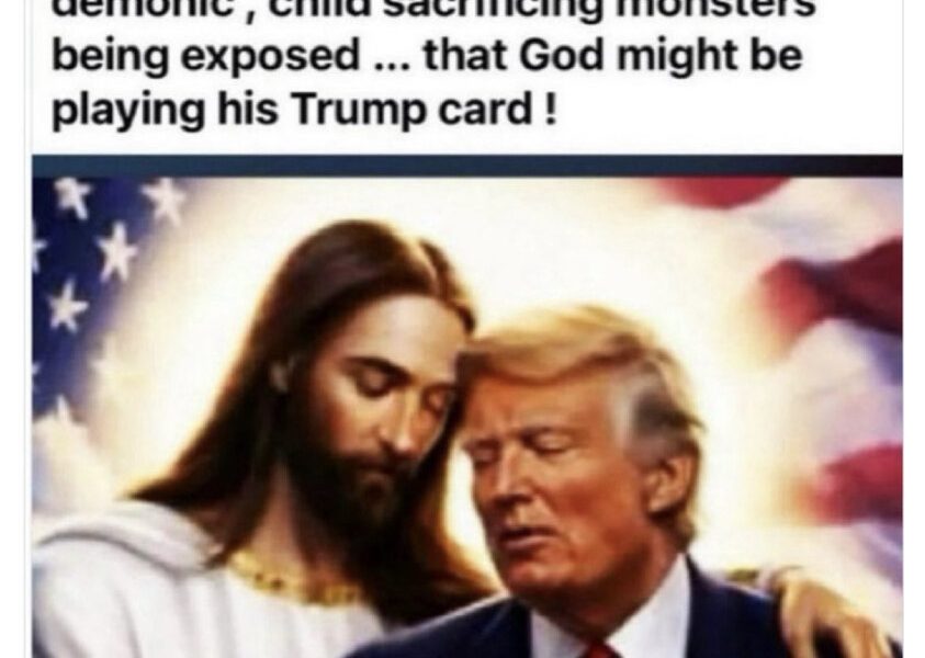 Iisus, îmbrățișare cu Donald Trump în AI: Imaginea controversată a fostului președinte SUA