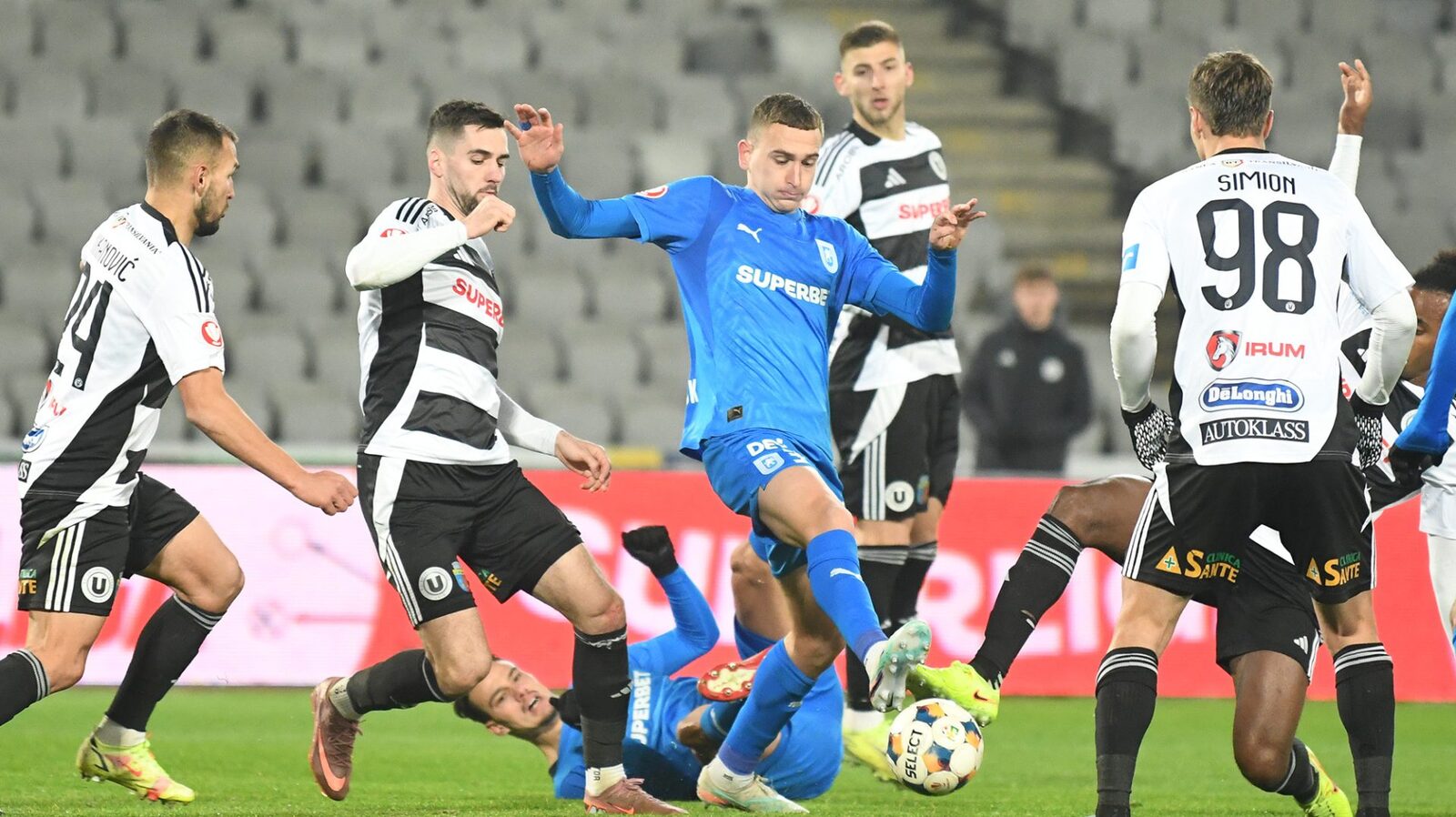 U Cluj – Craiova, duel de titlu în Superliga: Live text de la 21:30!