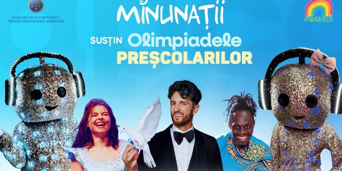 Minunații cântă pentru preșcolarii olimpici: Concert-eveniment