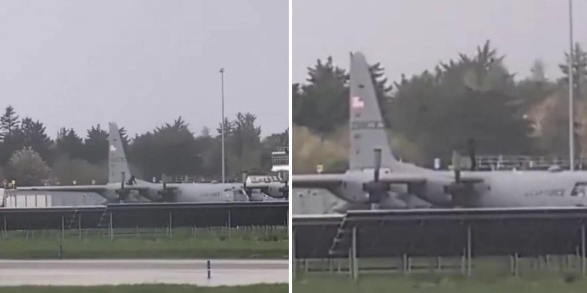 Bărbat, arestat după ce a atacat cu pumnii o aeronavă militară americană