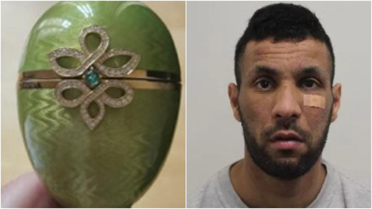 Un Hoț A Furat Un Ou Fabergé De Două Milioane De Lire Sterline, Ajungând La Închisoare Un bărbat a fost condamnat la doi ani de închisoare după ce a furat o geantă de mână ce conținea un ou Fabergé, alături de un ceas de o valoare apreciată la aproximativ două milioane de lire sterline (2,3 milioane de euro)