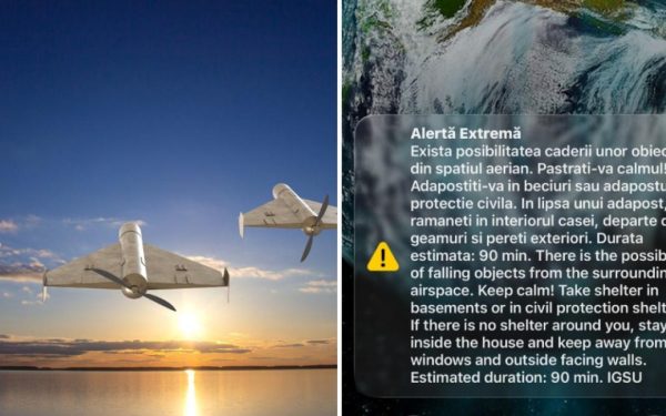 MApN: Dronă rusească, descoperită în spațiul aerian al României