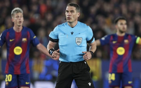 Situația lui Istvan Kovacs, arbitrul român, s-ar putea complica serios după meciul Barcelona – Atletico Madrid din Liga Campionilor