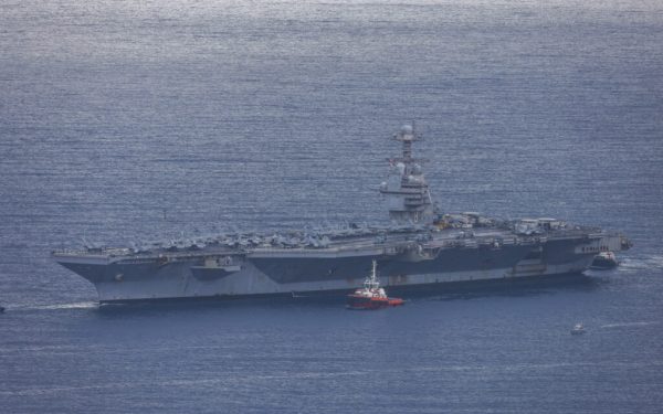 Gigantul USS Gerald Ford, din nou în Orientul Mijlociu