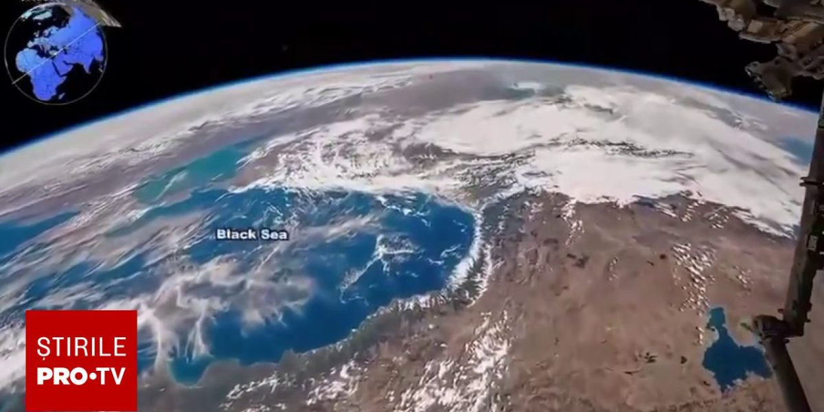 Marea Neagră din spațiu, văzută de americani: poze de la Ambasada SUA