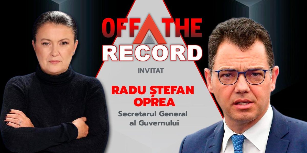 Radu Oprea, Secretar de Stat, în dialog INCENDIAR: OFF The Record