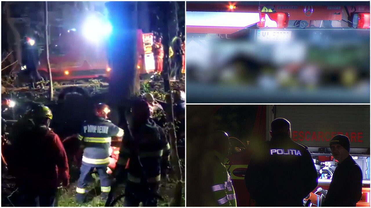 Tragedie de Paște la Snagov: Doi tineri, morți după impactul cu un copac