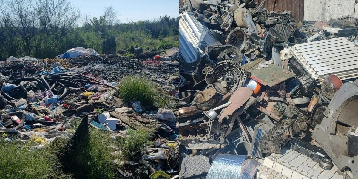 Cupru de 11 tone confiscat la Sintești, în urma unei razii ample
