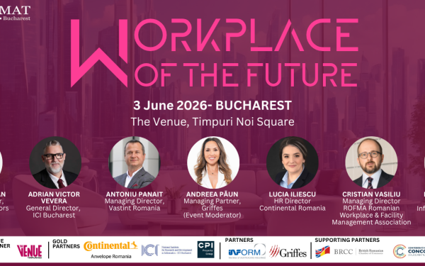 Viitorul muncii la București: „WORKPLACE OF THE FUTURE 2026”