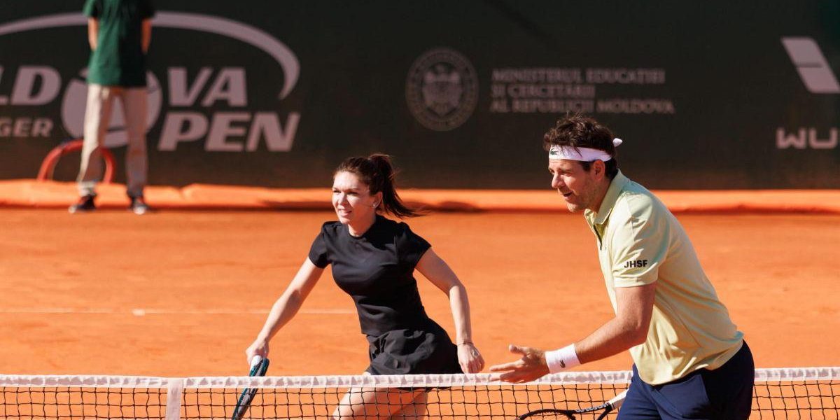Halep și del Potro, uimiți de centrul de tenis din Moldova: „Un proiect impresionant”